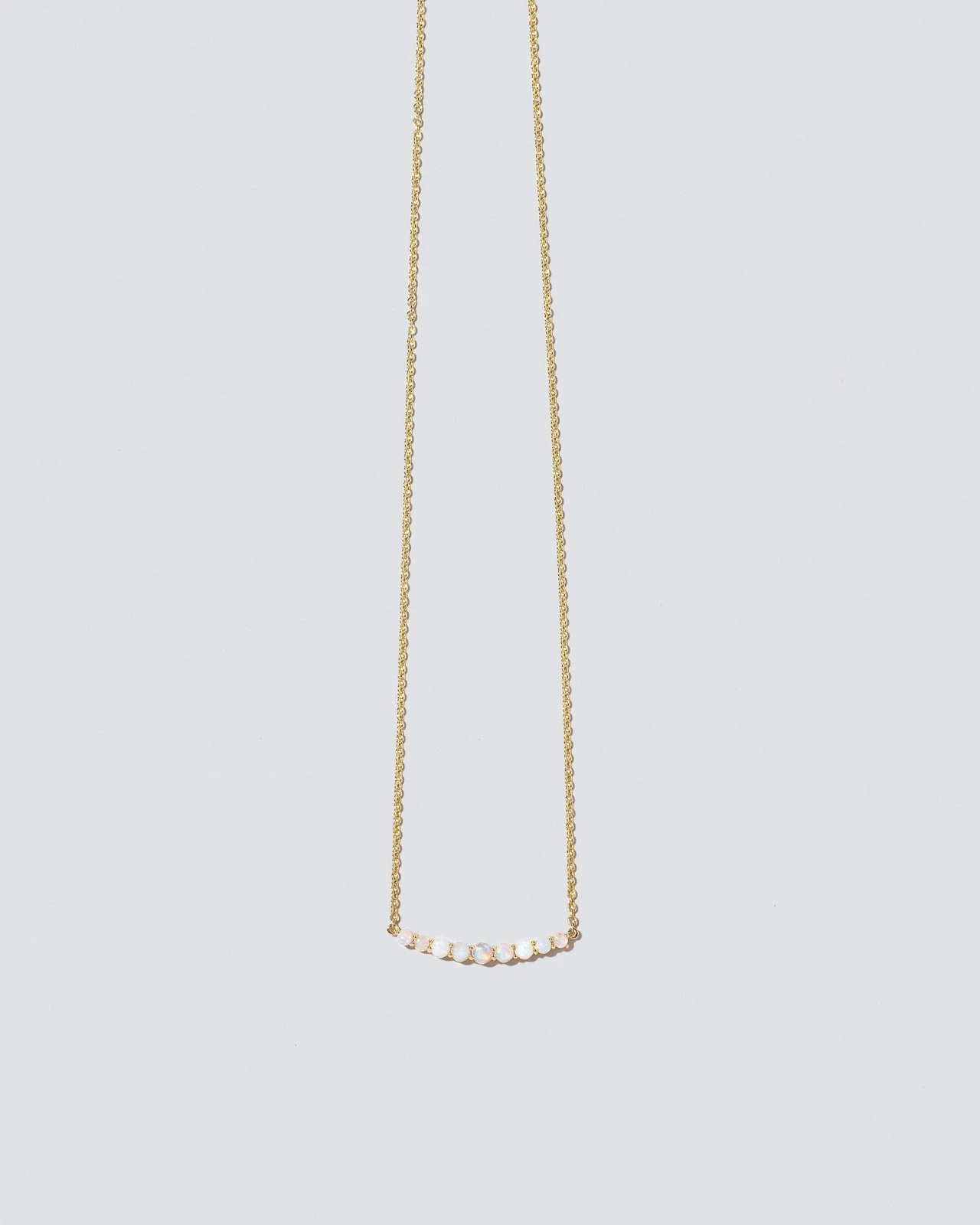 Crescent Necklace - Opal