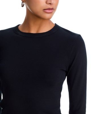 Mother The Long Sleeve Itty Bitty Crop Tee