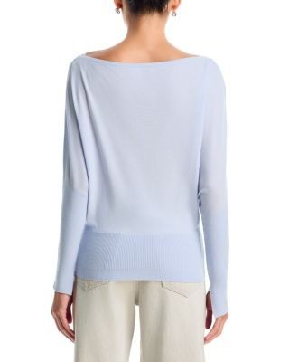 Simkhai Lavina Draped Wool Blend Sweater