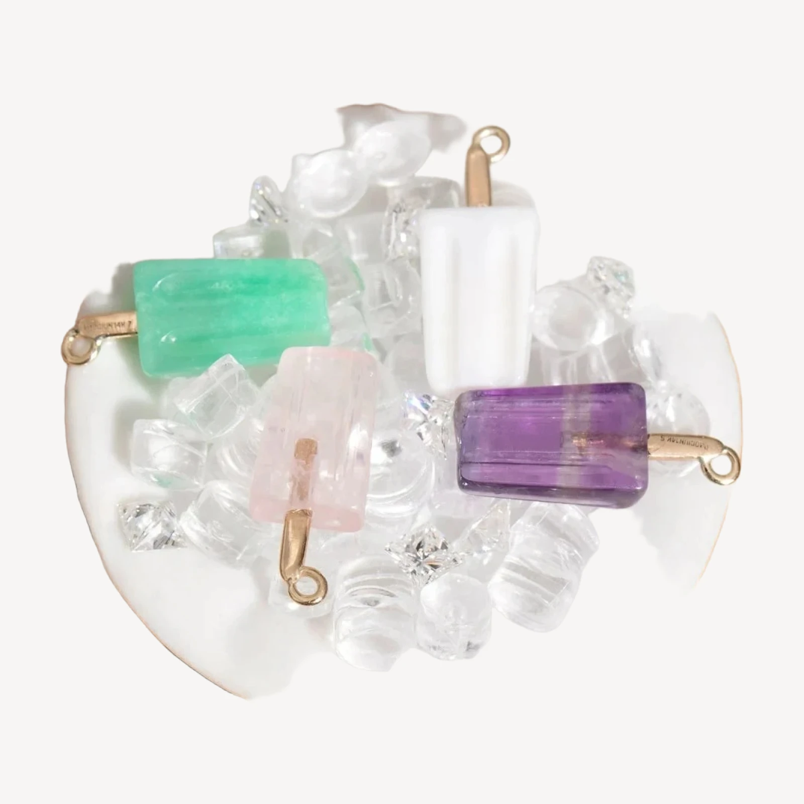 Strawberry Popsicle Charm