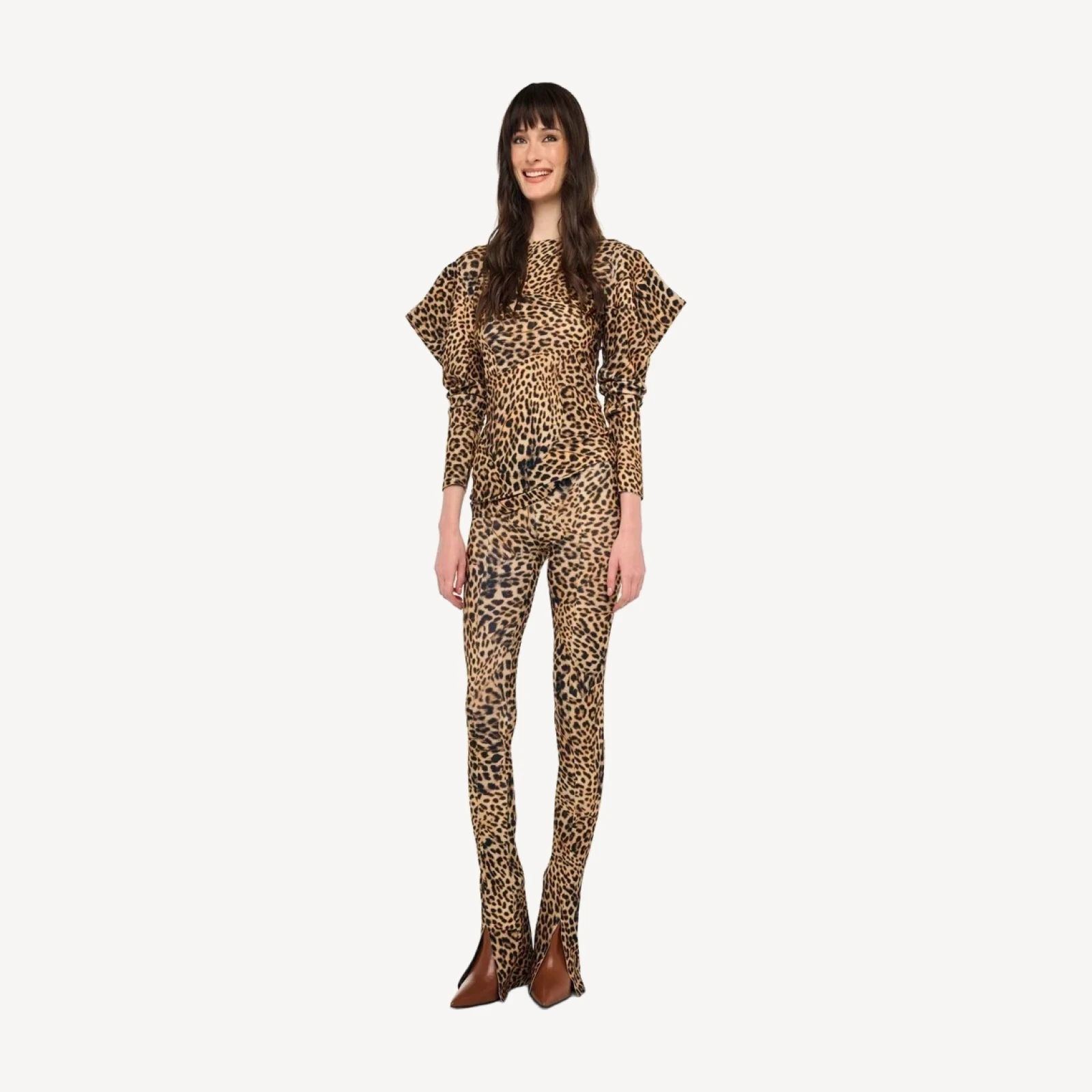 WING SLEEVE SIDE DRAPE TOP
