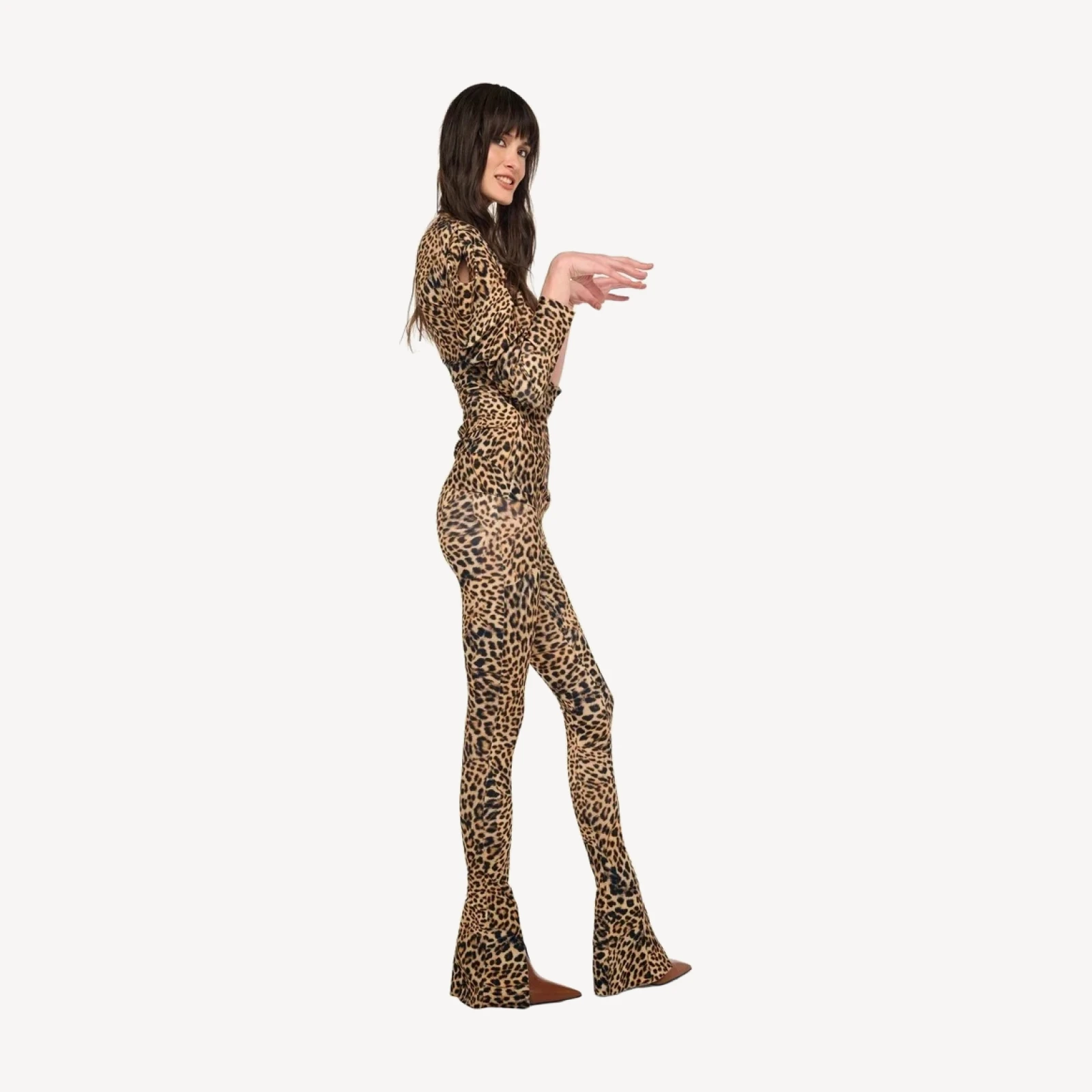 WING SLEEVE SIDE DRAPE TOP