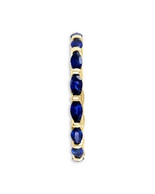 Bloomingdale's Fine Collection Blue Sapphire Eternity Band in 14K Yellow Gold