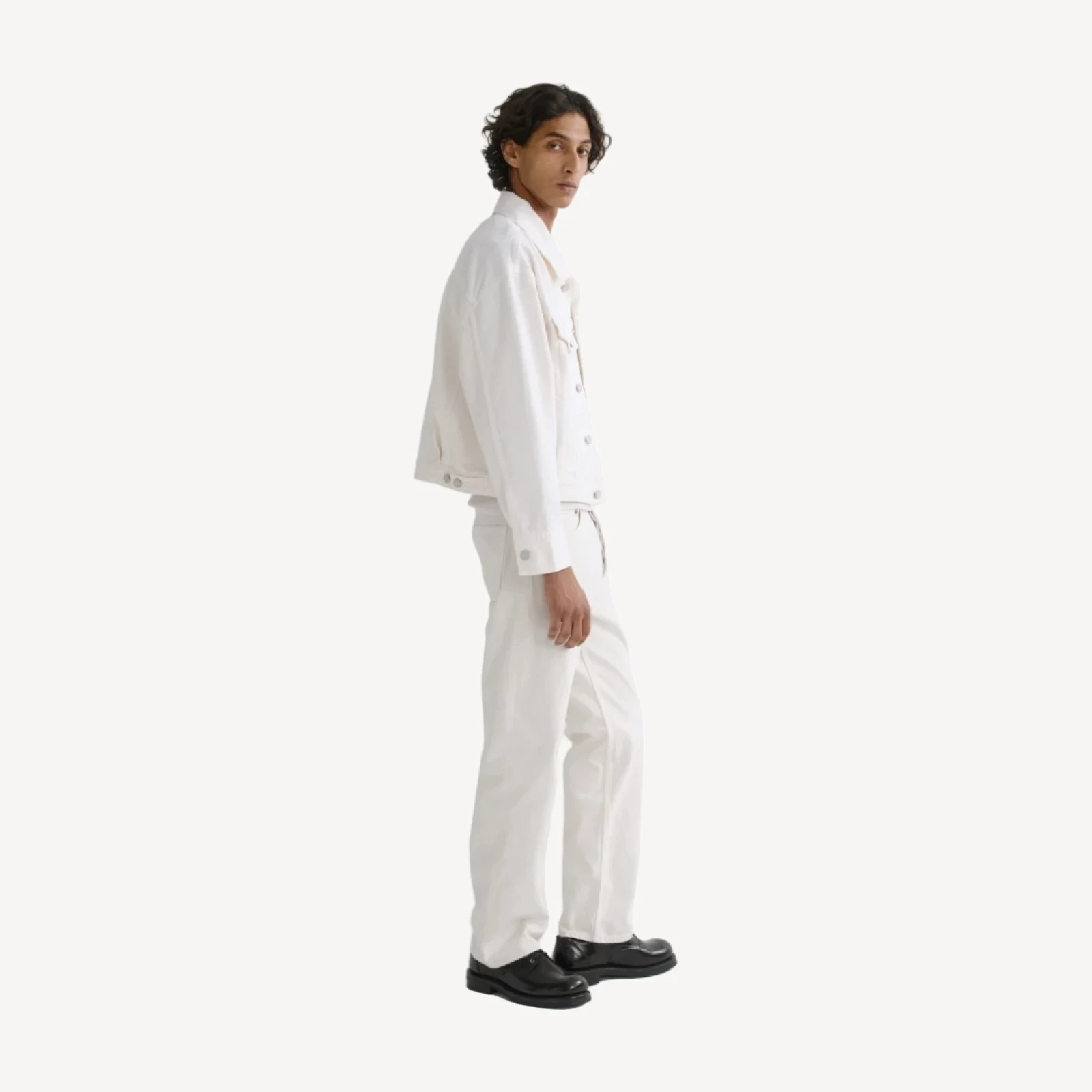 Magnus Trouser Jean in Chalk White