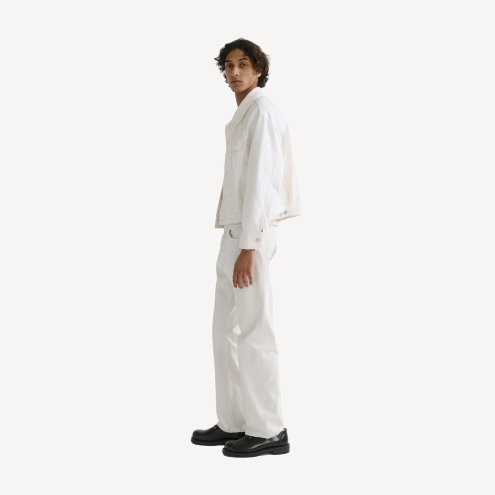 Magnus Trouser Jean in Chalk White