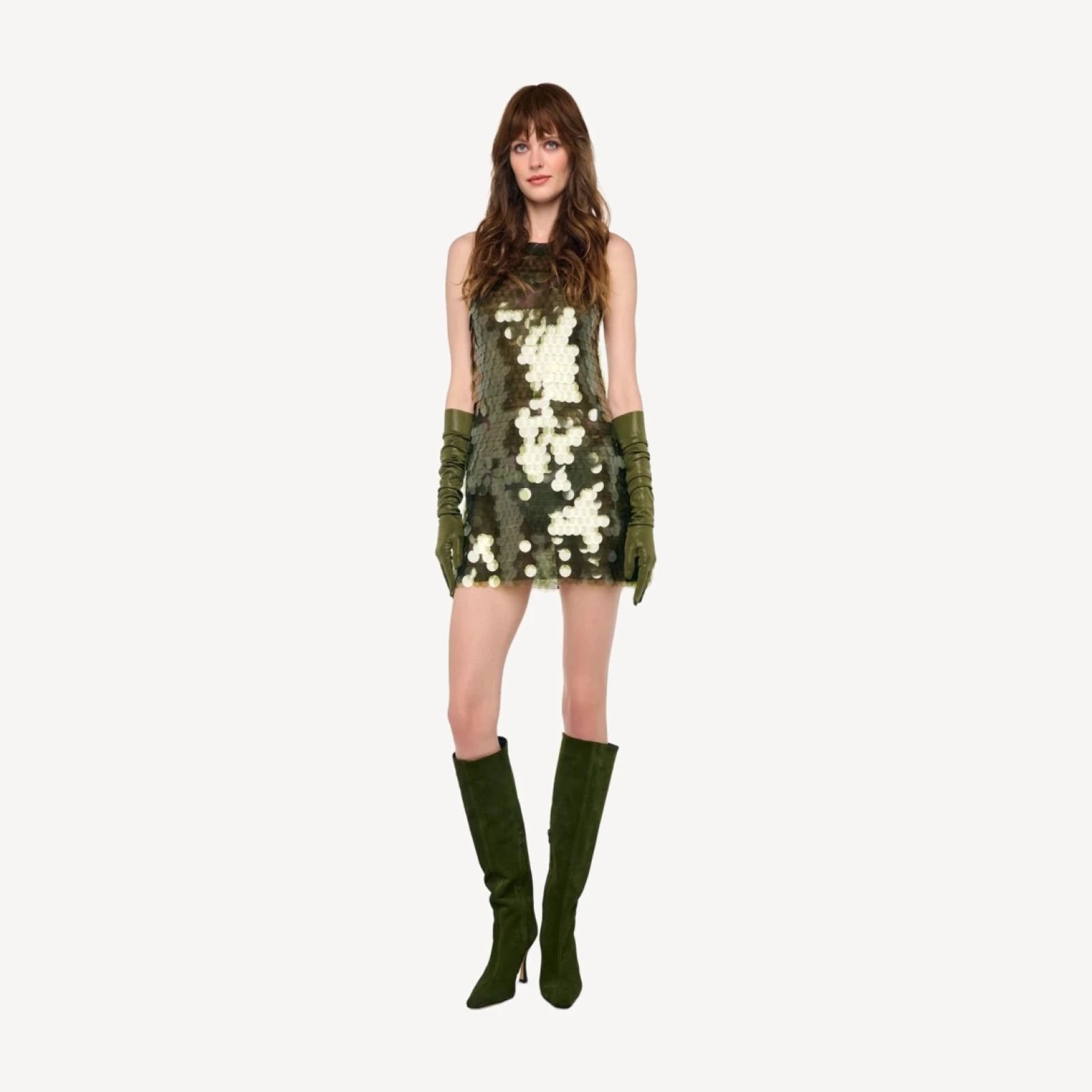 SLEEVELESS SWING MINI DRESS