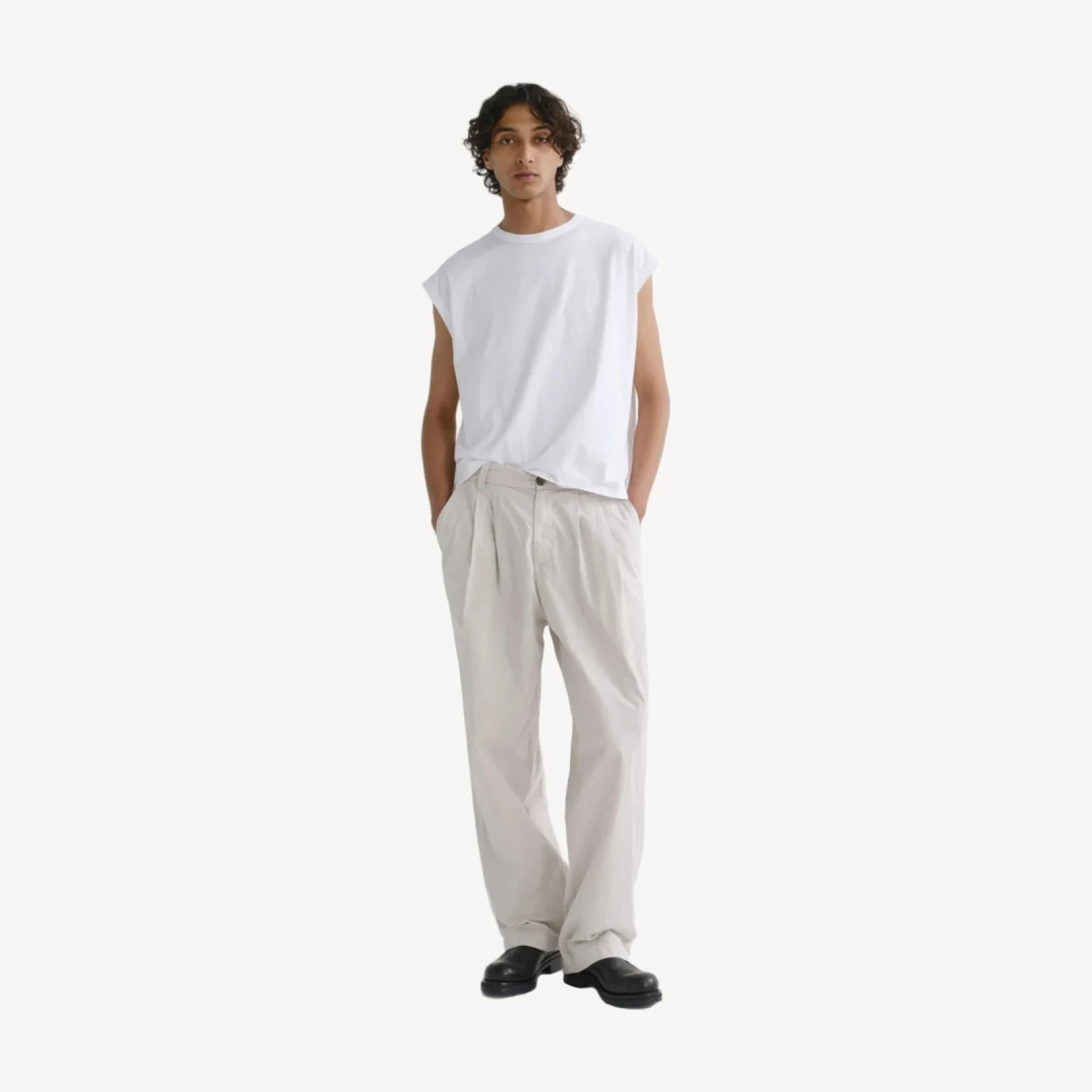 Slater Trouser in Bone