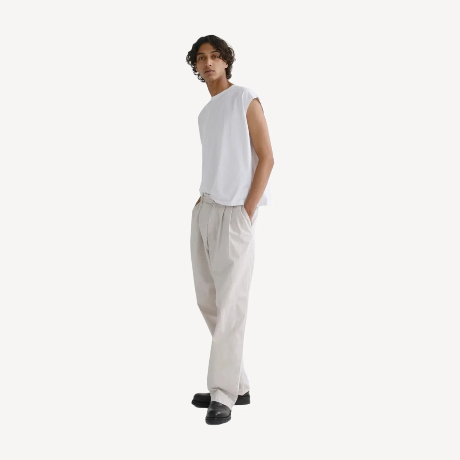 Slater Trouser in Bone