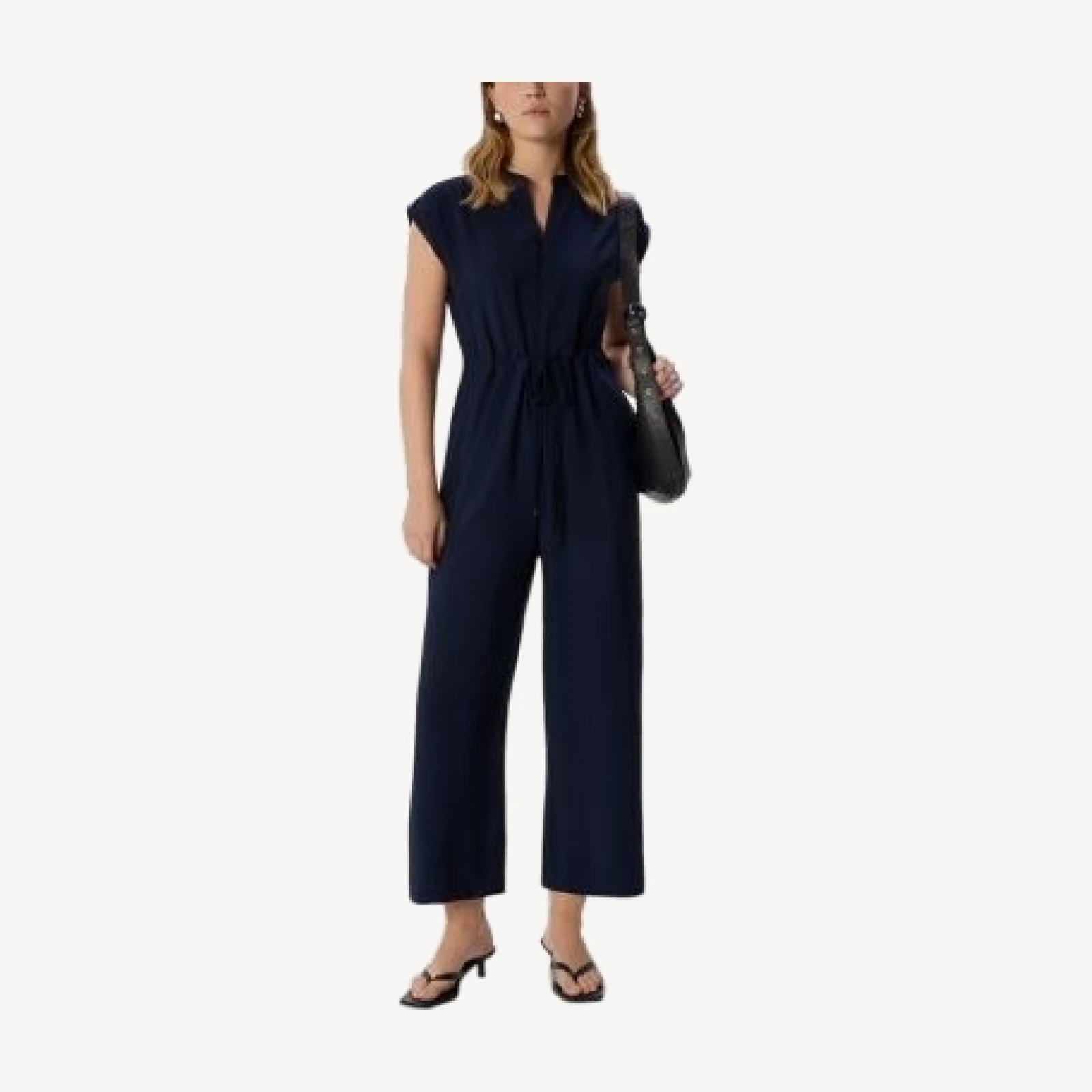 Whistles Drawstring Sleeveless Jumpsuit