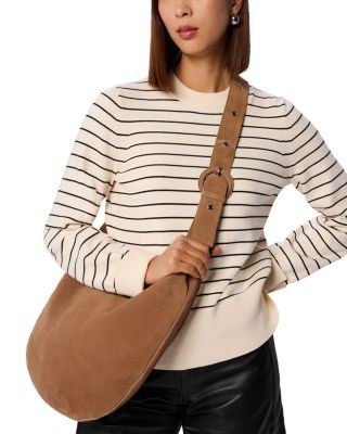 Whistles Classic Stripe Cotton Blend Sweater