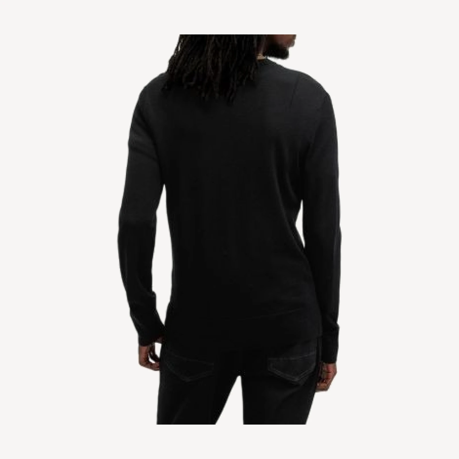 Allsaints Mode Regular Fit Merino Wool Sweater