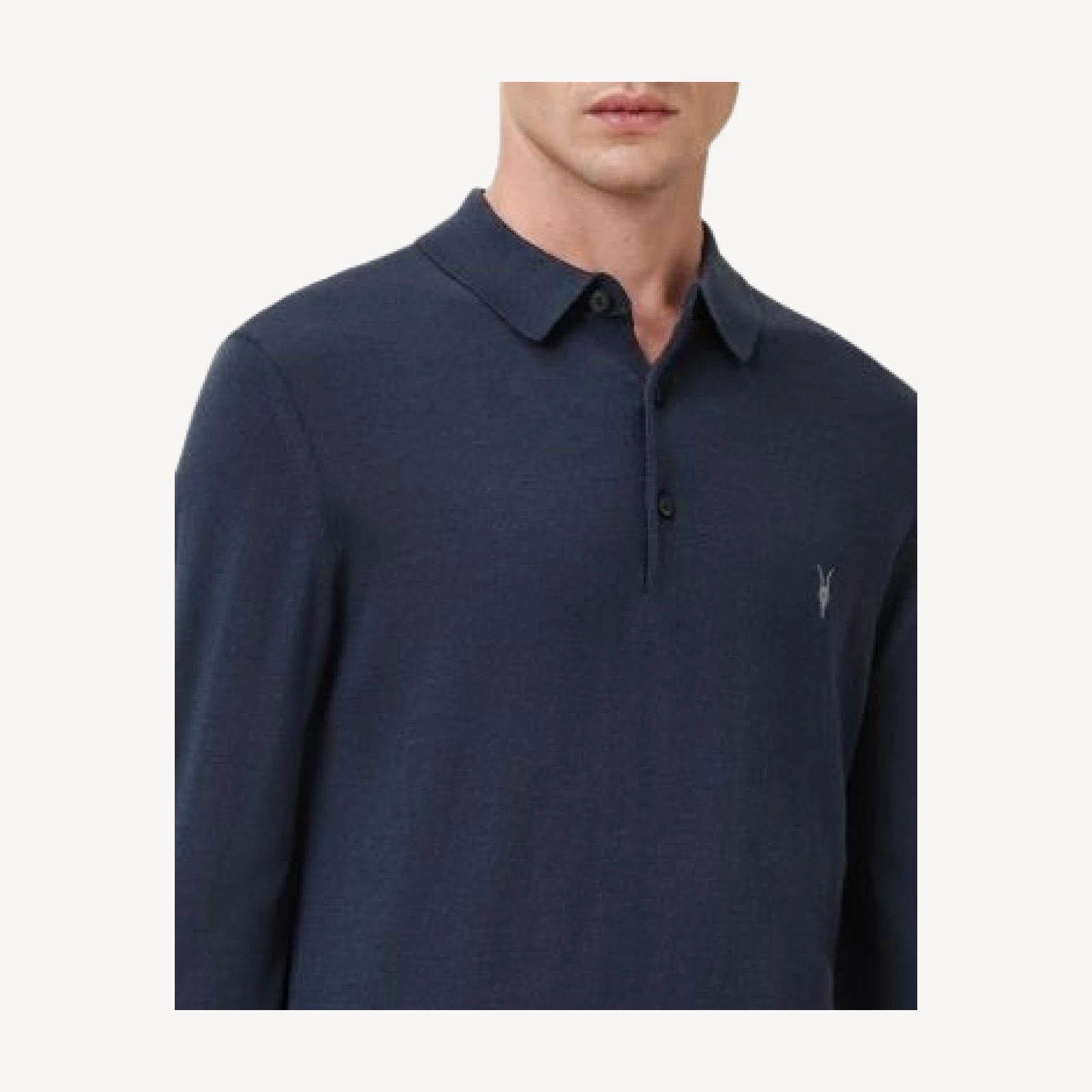 Allsaints Mode Regular Fit Merino Wool Sweater