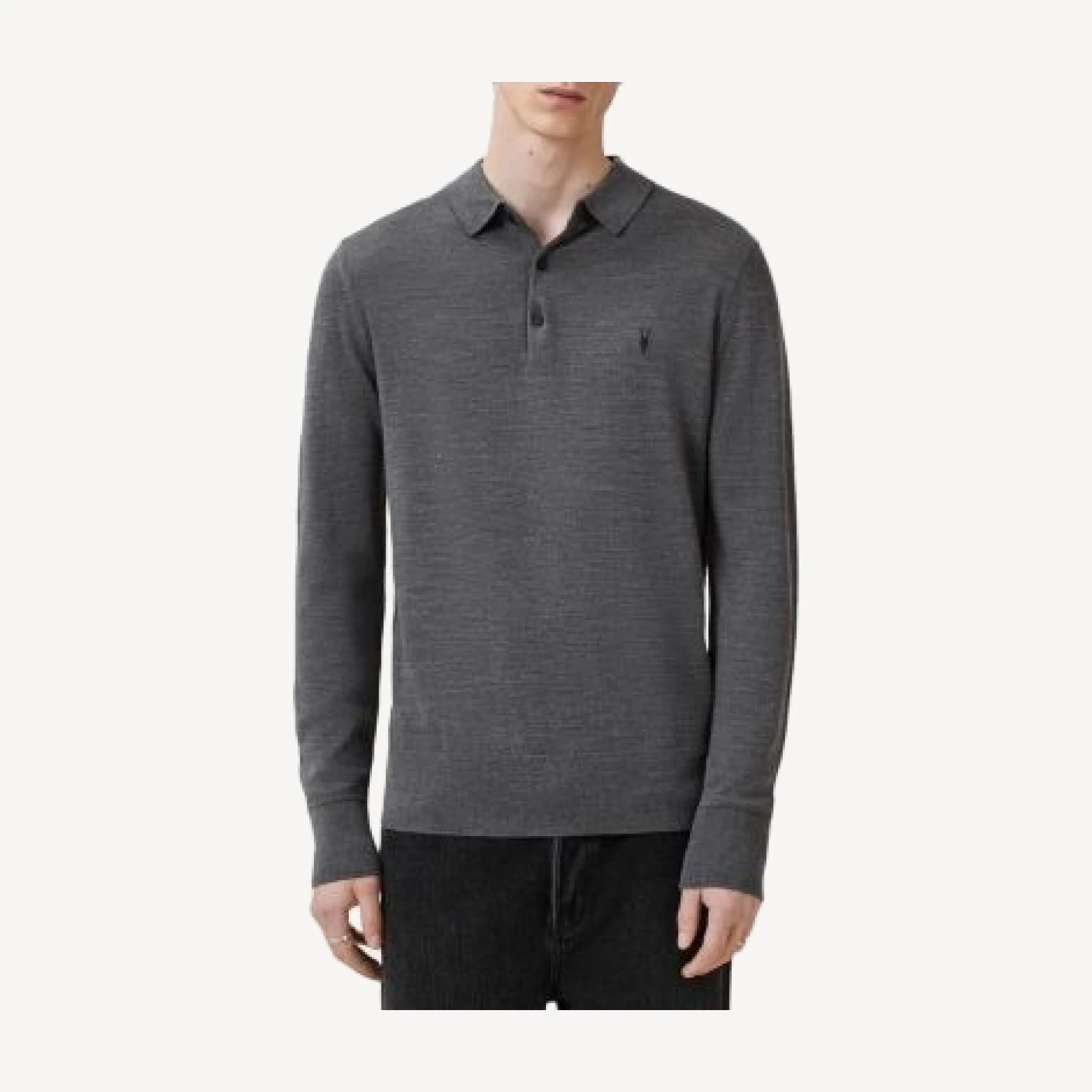 Allsaints Mode Regular Fit Merino Wool Sweater