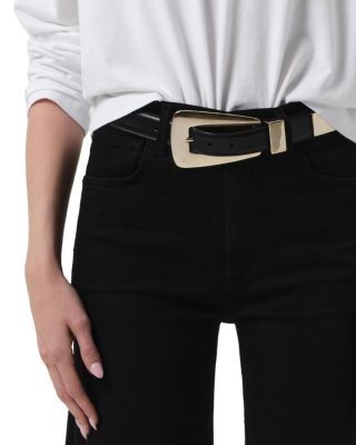Citizens of Humanity Lyra High Rise Wide Leg Jeans in Plush Black