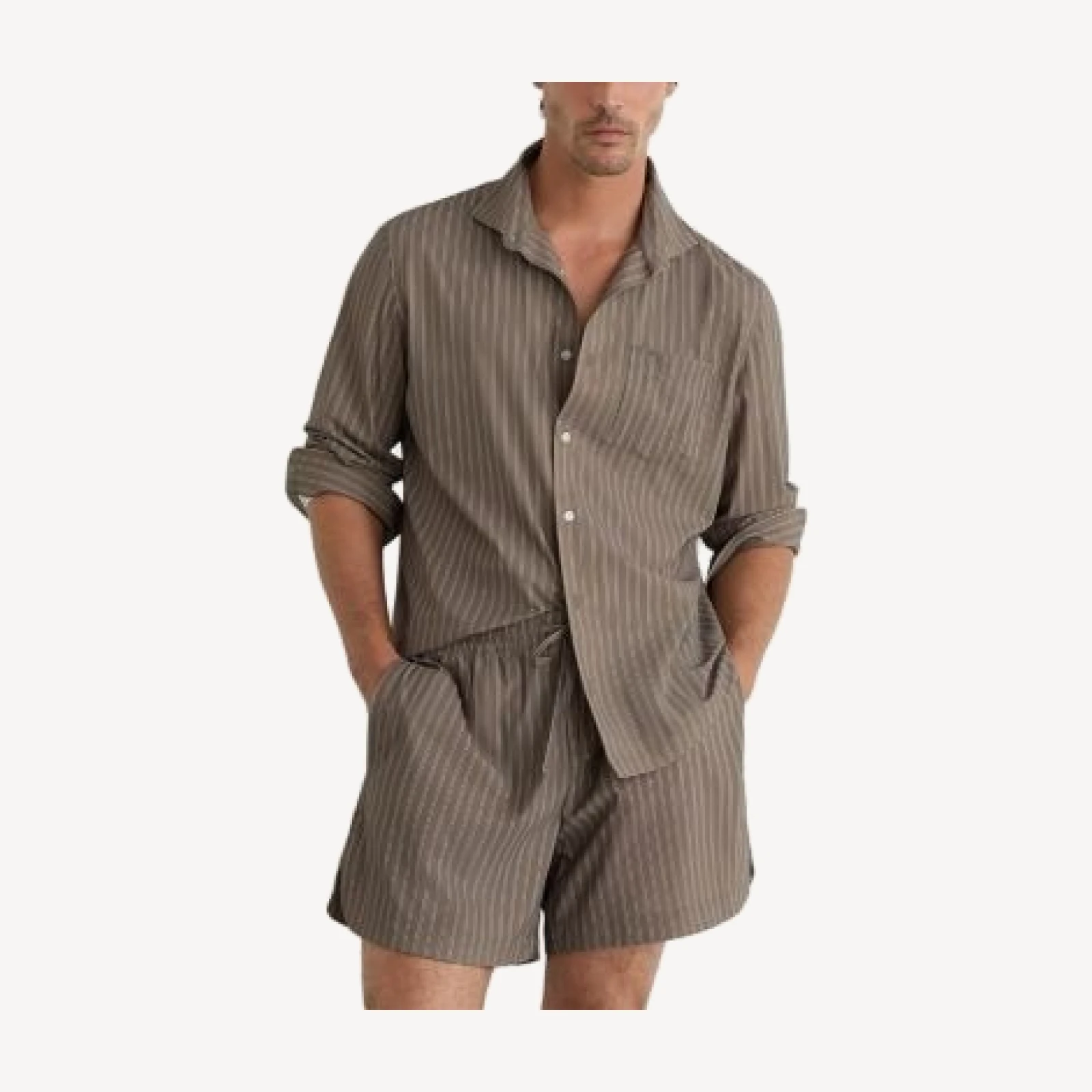 Reiss Victor Striped Stretch Shorts