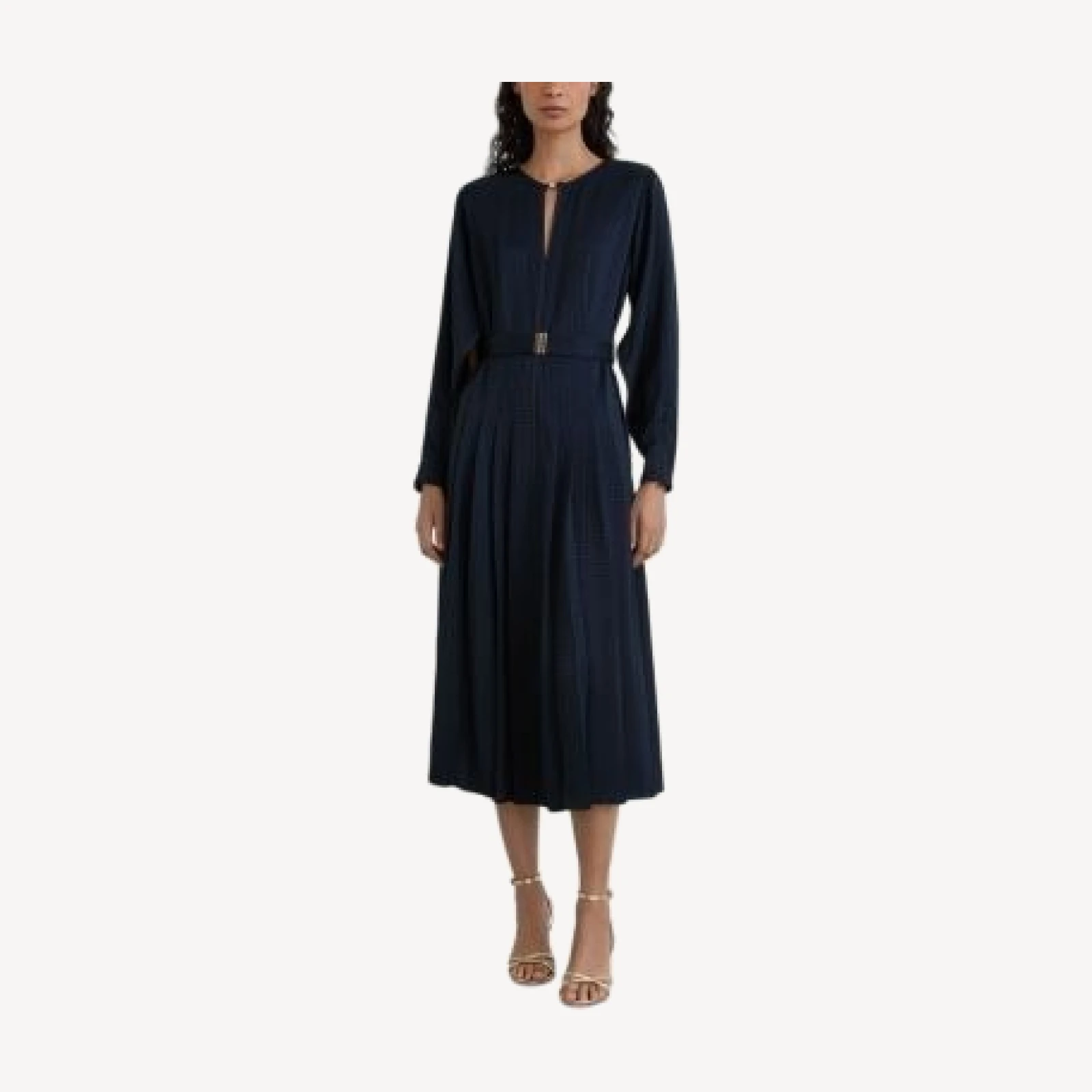 Reiss Kea Belted Midi Dress