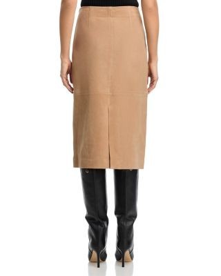 Simkhai Harriso Desert Leather Skirt