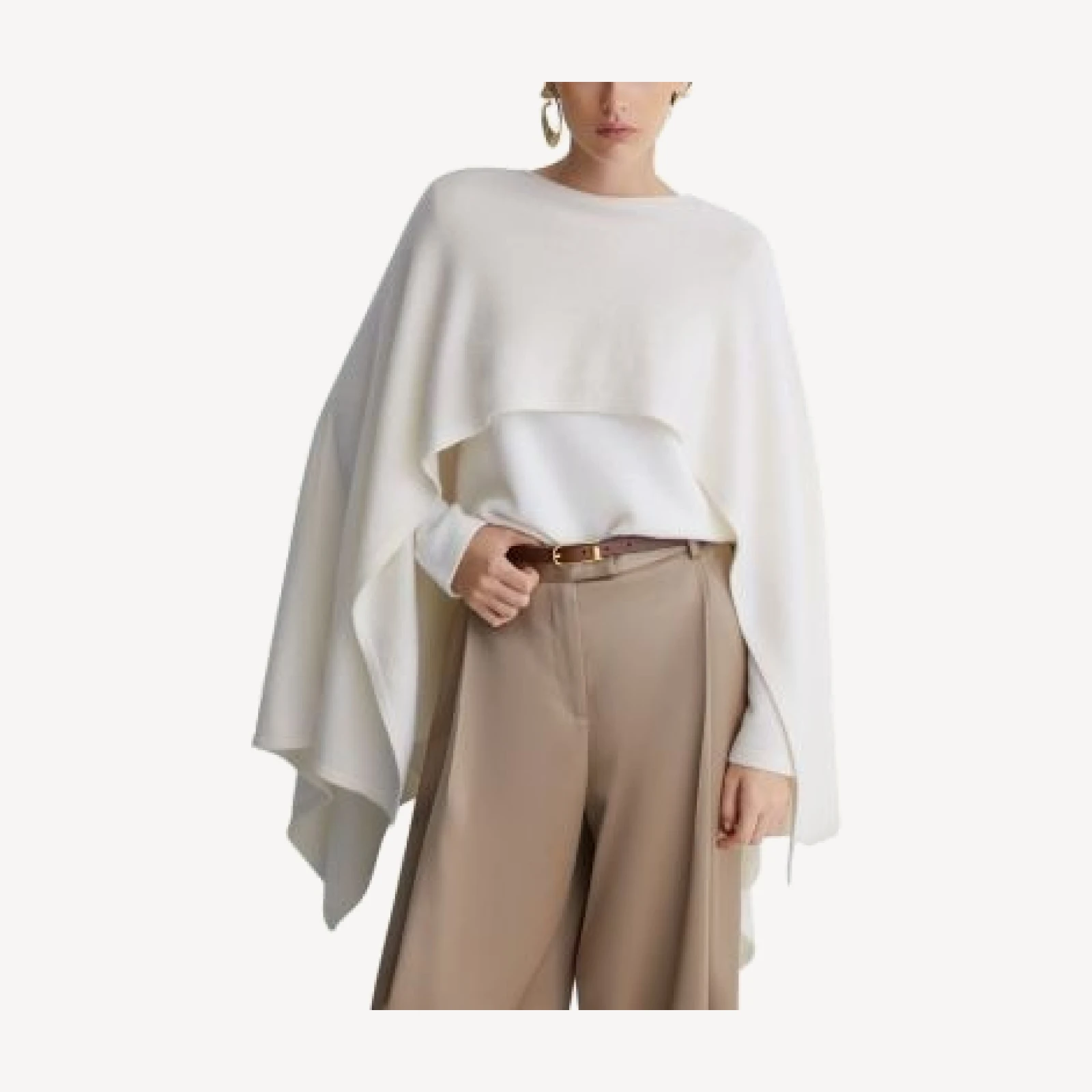 Reiss Wool & Cashmere Layered Sweater