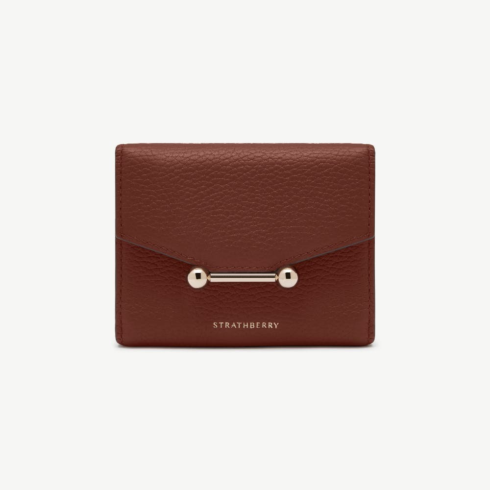 Mosaic Trifold Wallet - Walnut