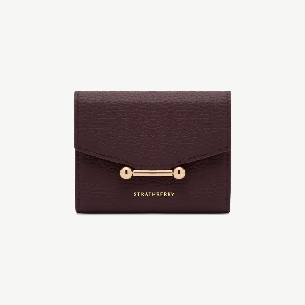 Mosaic Trifold Wallet - Burgundy