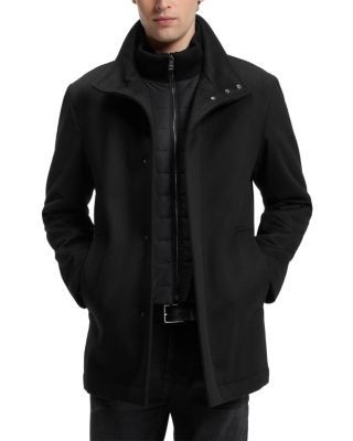 Boss H-Coxtan Wool & Cashmere Bib Coat, photo 2