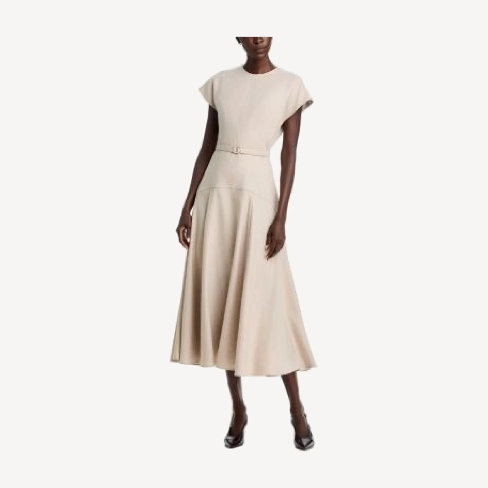 Hugo Boss Dopala Melange Belted Dress