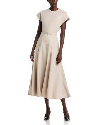 Hugo Boss Dopala Melange Belted Dress
