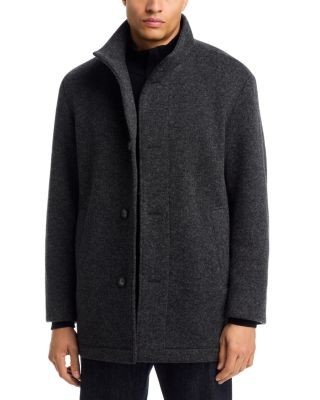 Boss Coxtan Textured Stand Collar Button Coat, photo 7