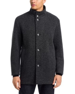 Boss Coxtan Textured Stand Collar Button Coat, photo 9