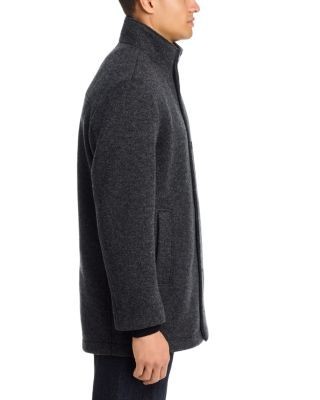 Boss Coxtan Textured Stand Collar Button Coat, photo 11