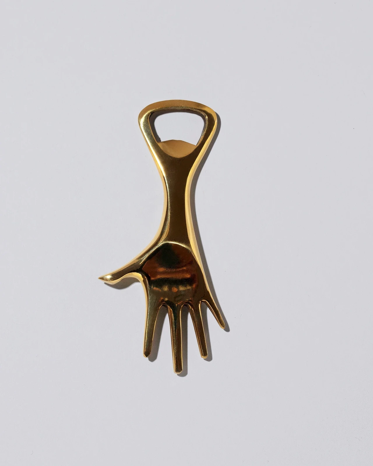 Brass Hand Bottle Opener