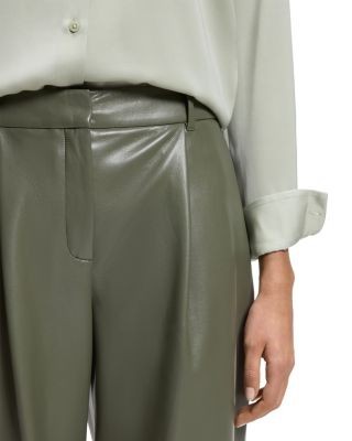 Hugo Boss Tiana Faux Leather Wide Leg Pants, photo 4