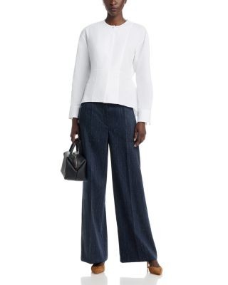 Hugo Boss Peplum Collarless Top, photo 2
