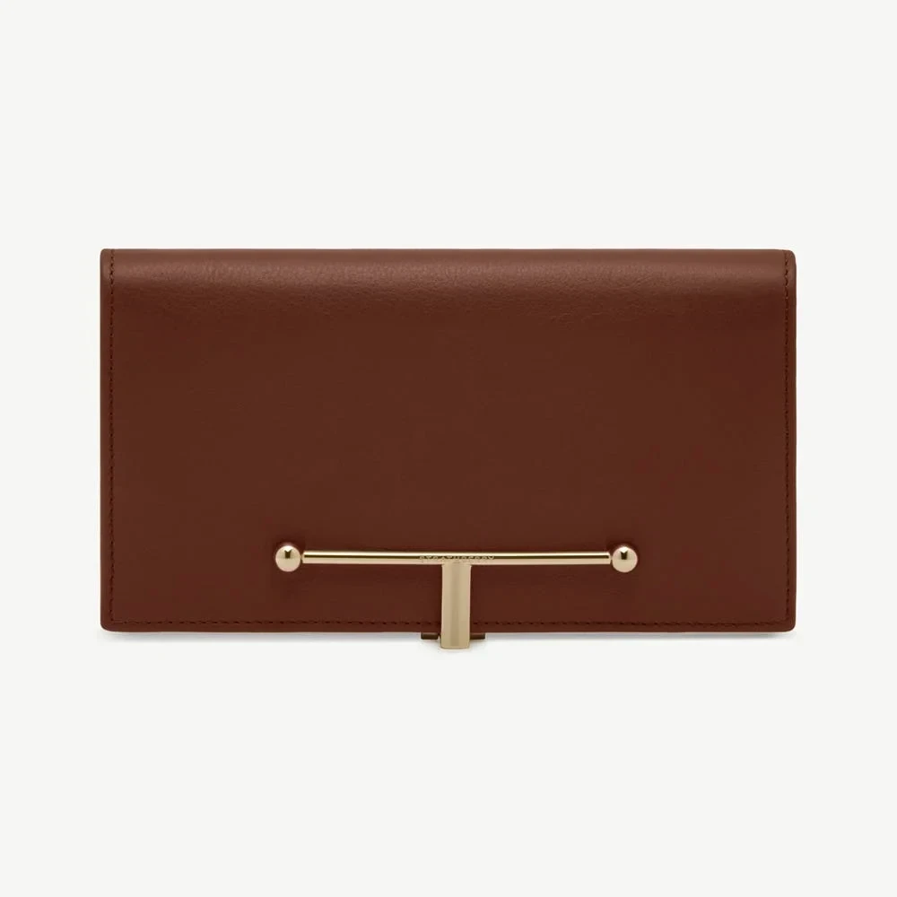 Large Melville Street Wallet - Walnut