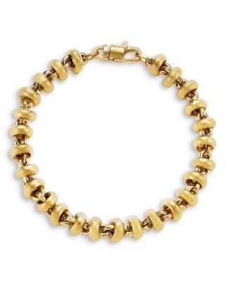 Bloomingdale's Fine Collection Bead Link Bracelet in 14K Yellow Gold