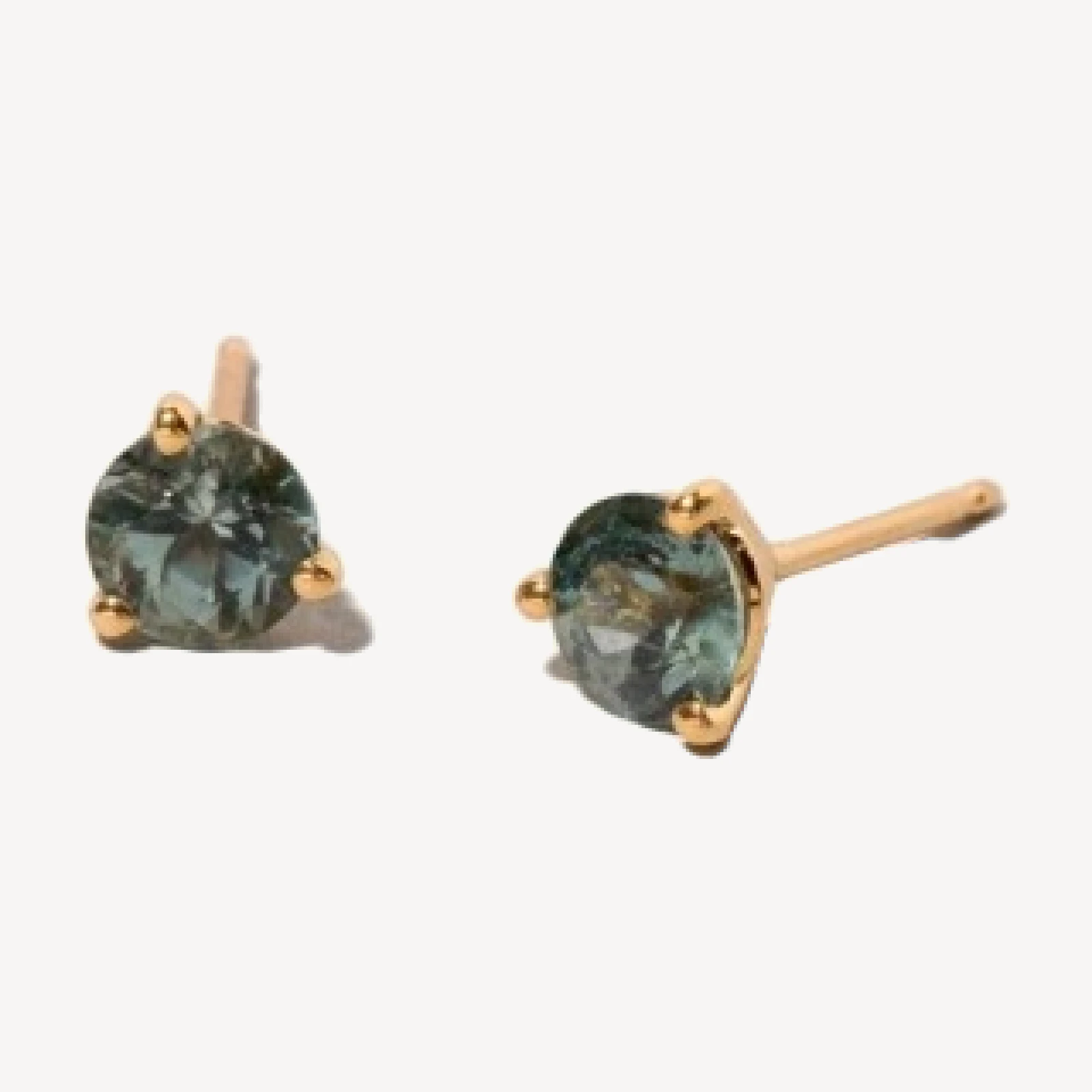 Martini Stud Earrings - Super Teal Sapphire
