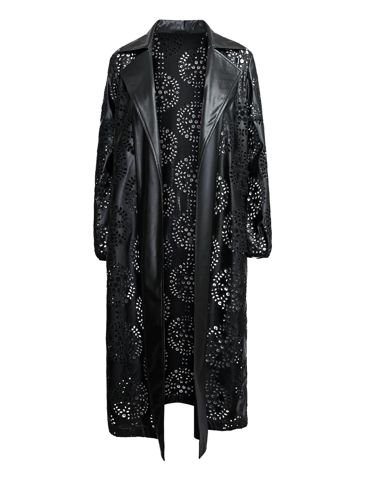 Heritage Fit Open Front Vegan Leather Jacket, photo 7