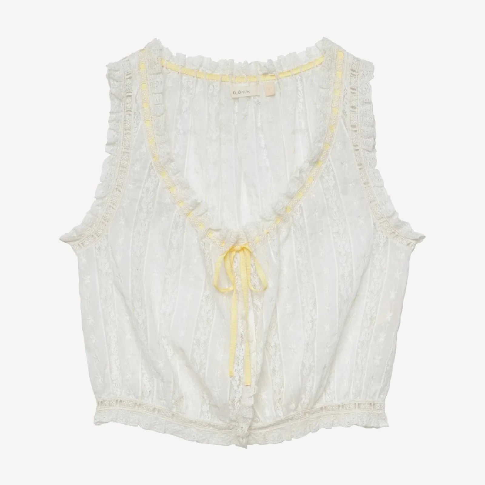 VETIVER TOP -- SALT