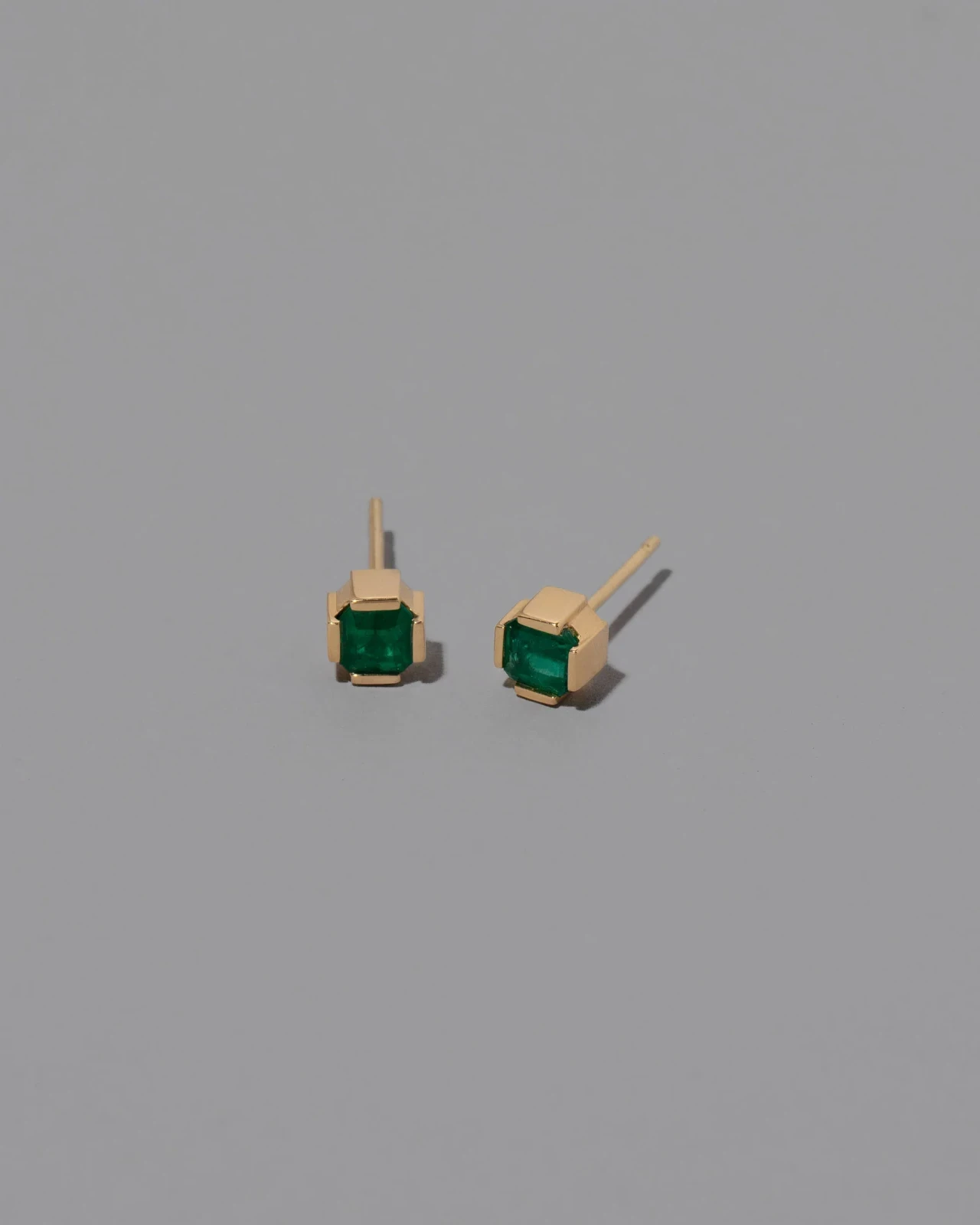 Emerald Fold Earrings
