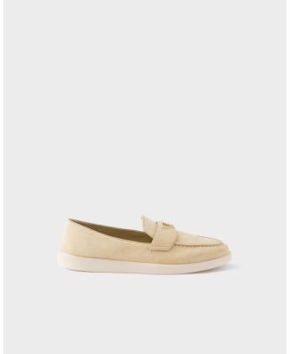 Prada Women's Suede Leather Loafers