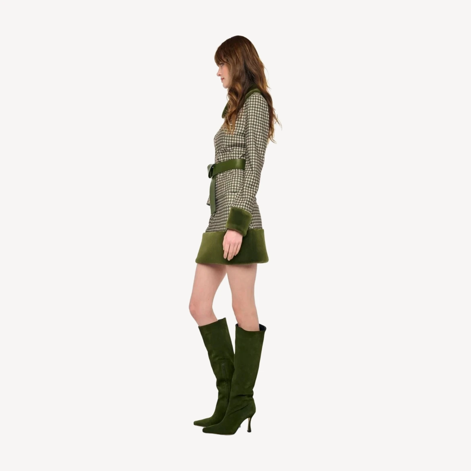 STRAIGHT MINI SKIRT WITH COMBO