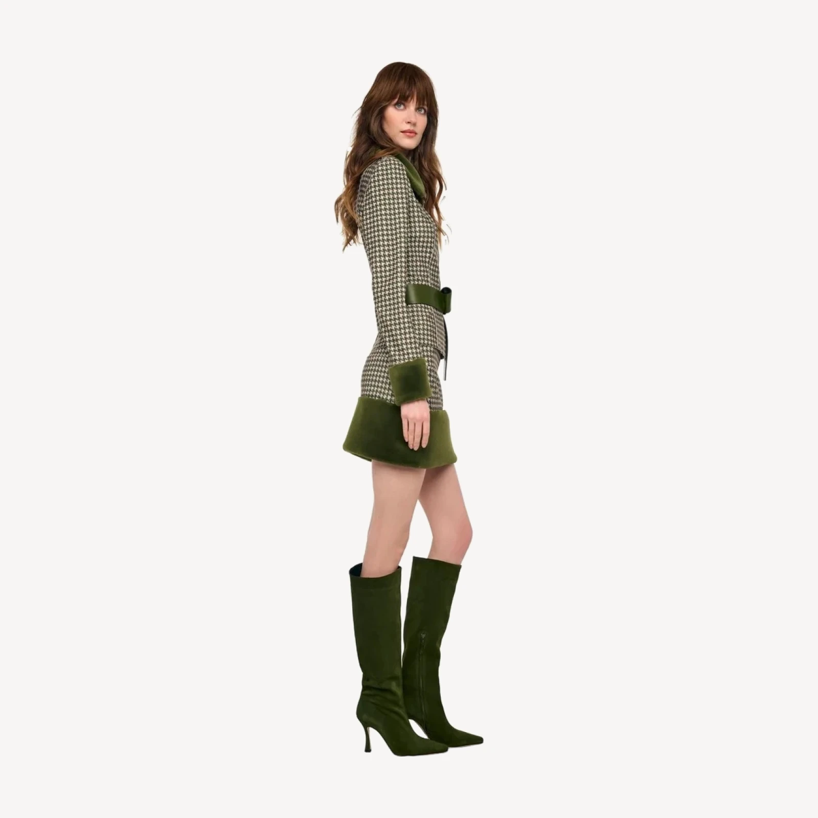 STRAIGHT MINI SKIRT WITH COMBO