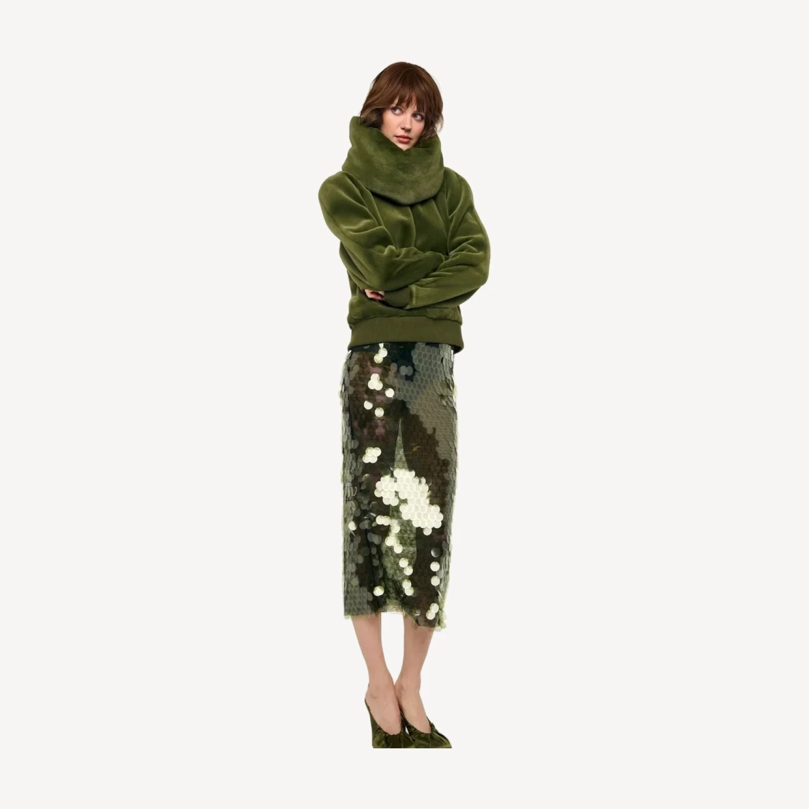 STRAIGHT SKIRT TO MIDCALF