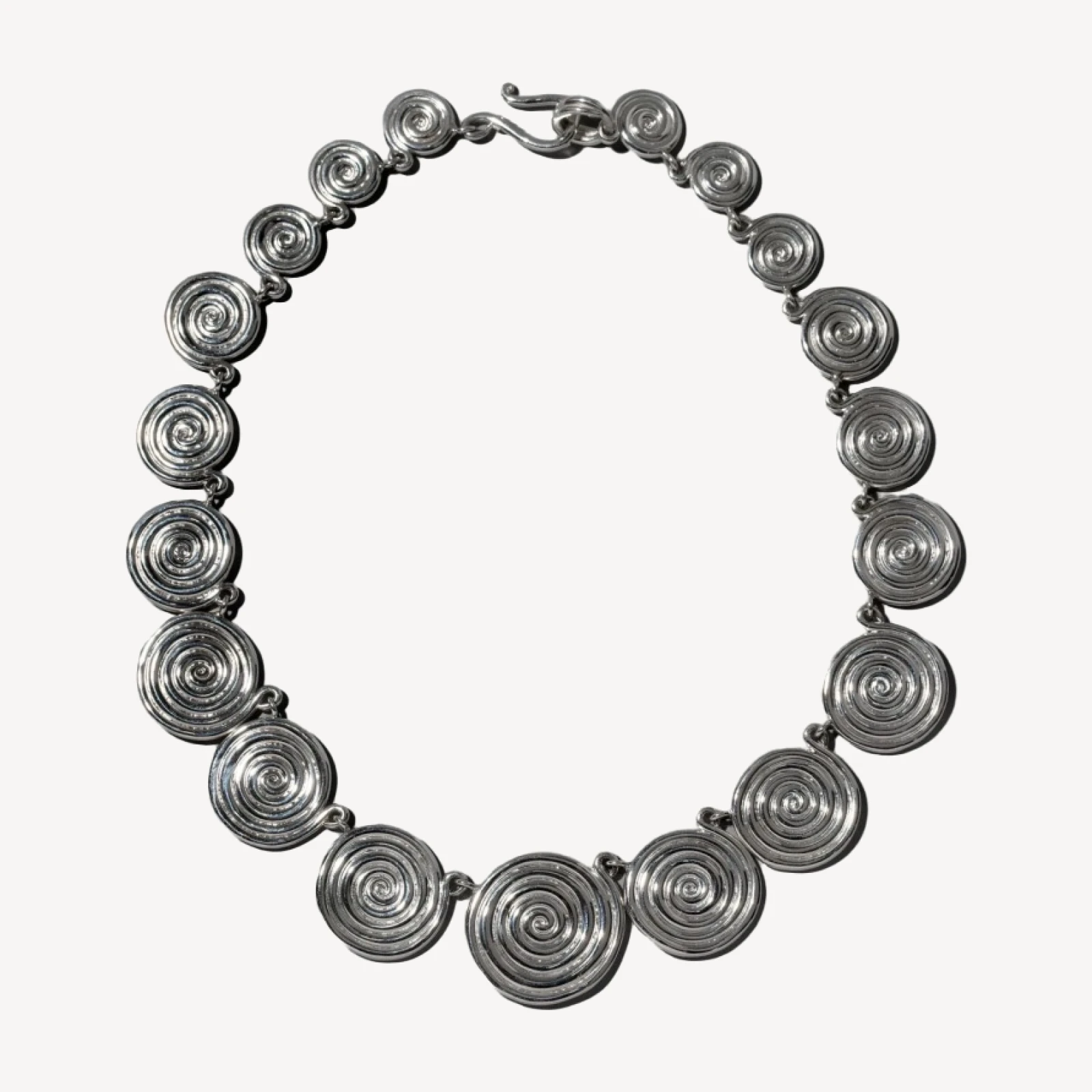 Serpentinite Necklace - Sterling Silver