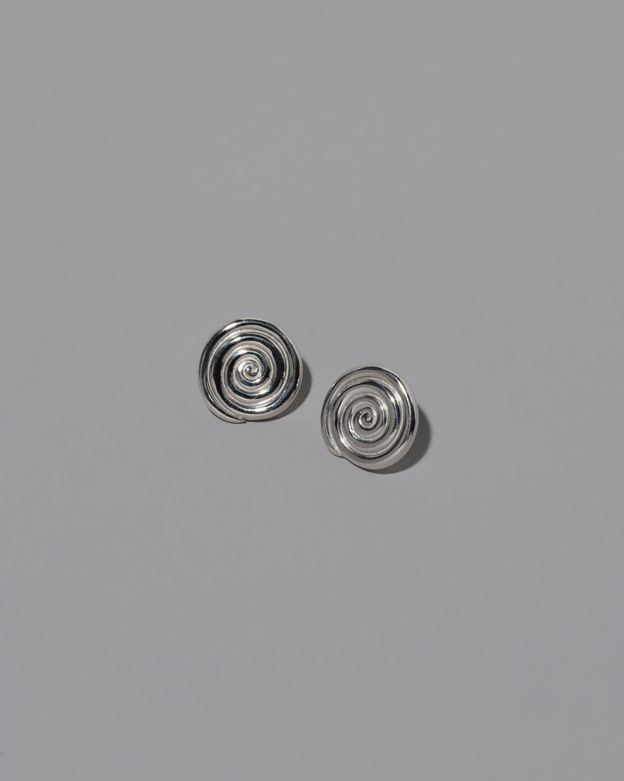 Serpentinite Stud Earrings - Sterling Silver