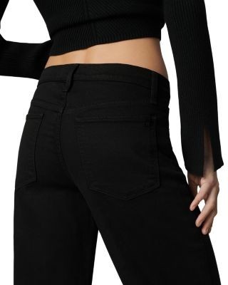 Joe's Jeans The Lou Lou Low Rise Wide Leg Jeans in Black