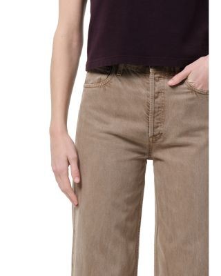 Agolde Ren High Rise Wide Leg Jeans in Trail
