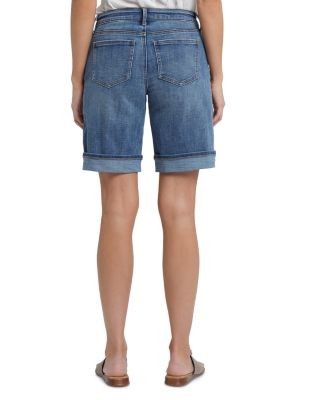 Nydj Lilly High Rise Jean Shorts With 2 Cuffs in Majorca Bay