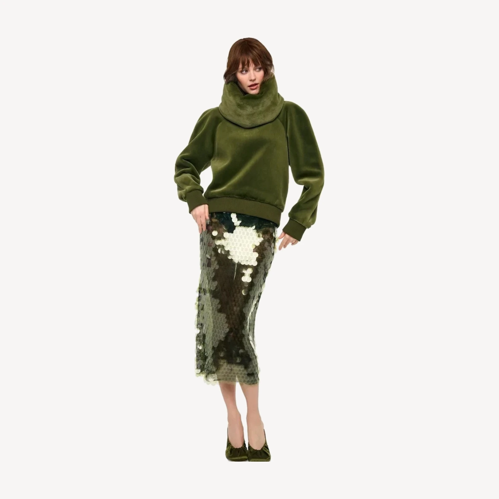 STRAIGHT SKIRT TO MIDCALF