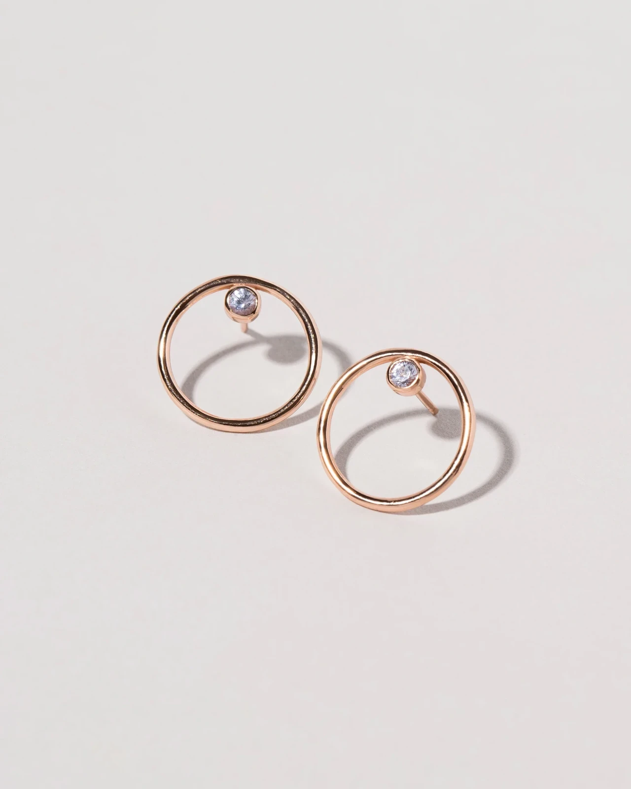 Coil Stud Earrings - Spinel